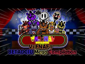 Friday Night Funkin': Vs FNAF 1; BETADCIU Mega Compilation 💙
