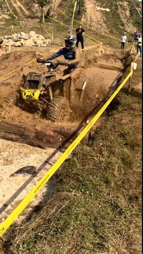 Scrambler vs Mud & Logs — Can It Escape? 😳 #PolarisScrambler #ATVLife #MudObstacle #ObstacleCourse #ExtremeATV #4x4ATV #OffRoadAction | Atv Adventure Vlog