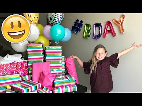 GWYNETH'S 8TH BIRTHDAY MORNING OPENING PRESENTS!