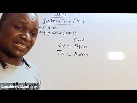 IFRS LECTURES (SBR/FR-- IAS 12: INCOME TAXES PART 2 --- (SOLUTION TO ICAN STANDARD EXAM QUESTIONS)
