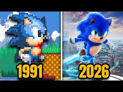 Evolution of Sonic the Hedgehog (1991 - 2026)