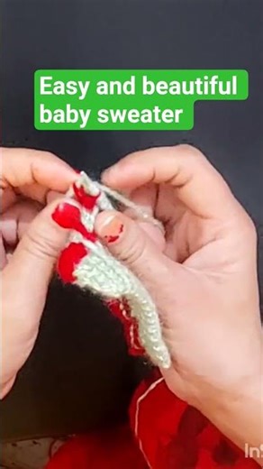 easy and ❤️ beautiful baby sweater#short video
