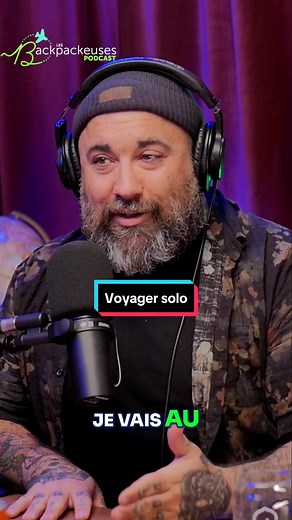 Voyager solo, c’est plus nice qu’on pense 👌L’épisode avec @Jonathan Roberge est dispo partout! 🎧 . . . #podcast #voyage #qc #voyagersolo #backpackers