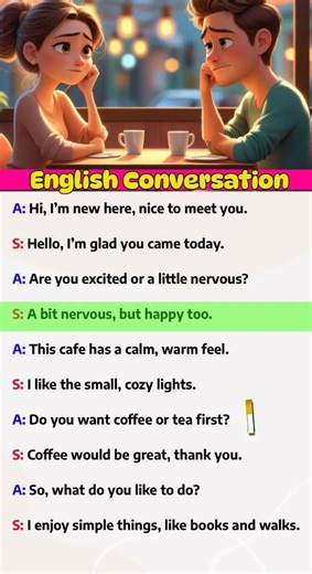 👉English Conversation Practice for Beginners ✨| English First Date Sentences ✅#easyenglisheveryday