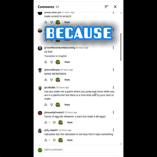 I made you scratch game ideas! #coding #gamingvideos #games #scratchcoding #scratch #gaming #games