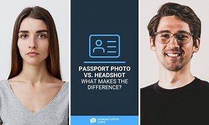 Passport Style Photos vs. Headshots - 5 ½ Differences