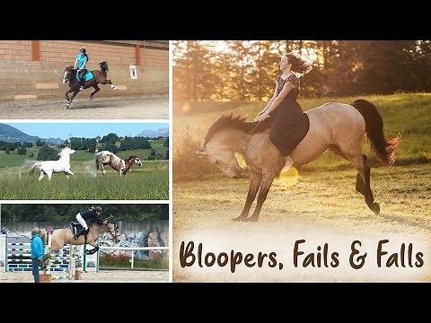 Bloopers, Fails & Falls || Horse Outtakes