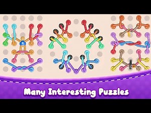 Rope Untie Gameplay - Tangle Master Challenge | Rope Puzzle Solutions