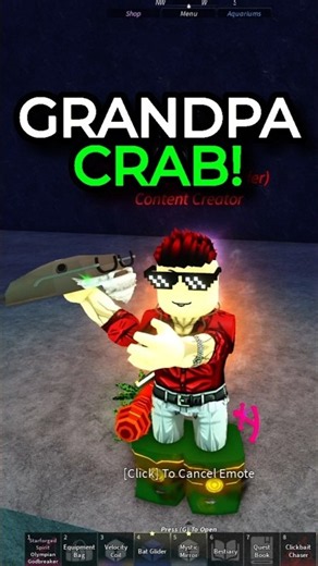 How to Catch Grandpa Horseshoe Crab in Fisch! 🦀 | Skycrest Idol Trial Guide
