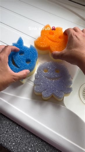 Anouk | How cute are these 🦈⭐️🐙 Which one should I use next? 🤭 #cleantok #cleaningmotivation #cleaningtherapy #satisfyingcleans #asmr... | Instagram