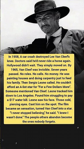 From Broke to Hollywood Star 💔➡️🌟 | Lee Van Cleef’s Incredible Comeback Story