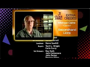 Retro 2004 - Starz Extra Credits - Secondhand Lions - Cable TV History -DB