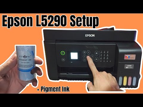 HOw to Setup Epson L5290 Printer using Online installer