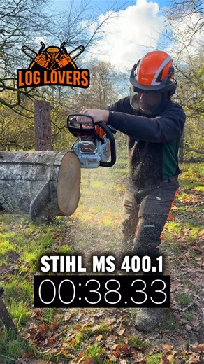 How fast is the brand NEW STIHL MS 400.1 C-M on our Log Lovers challenge? Cross cutting soft and hard wood, bore cut and snedding! #stihl #stihlchainsaw #chainsaw #2stroke #logging | Machinery Nation