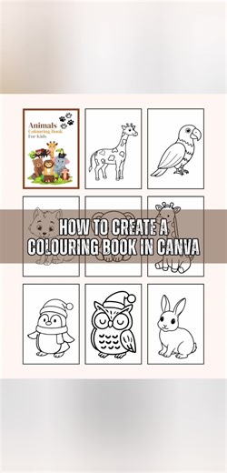 How to Create a Coloring Book Using Canva
