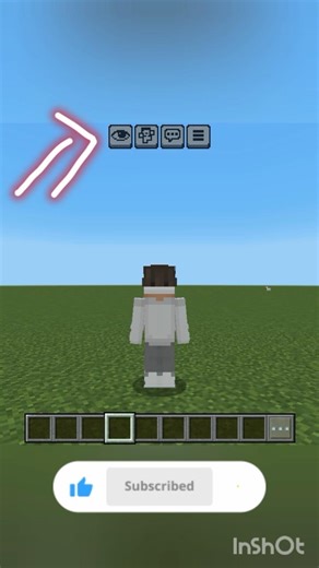 how to add camera button in Minecraft