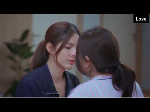 Hot lesbian kissing #55 | Lesbian romance under the umbrella | lesbian kissing scene