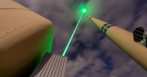 Car-size laser deflects lightning atop a mountain in Switzerland