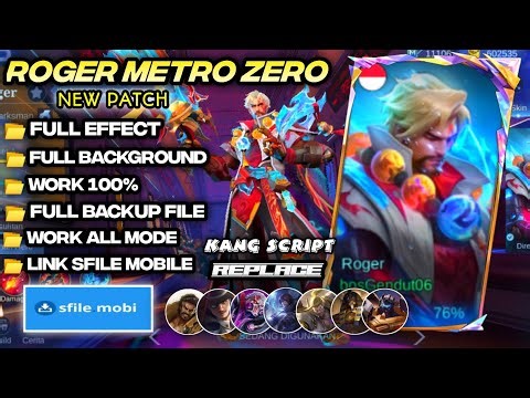 UPDATE Script Skin Roger Metro Zero - Invoker's Restraint No Password | Full Effect | Patch Terbaru