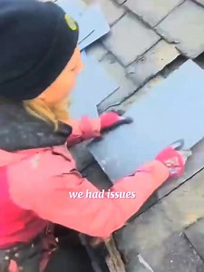 121K views · 609 reactions | Slate repair on the R.A.F.A club in Batley last week. The roof is in serious need of stripping off and redoing, however due to budget we are only able to do remedial repairs. #RoofGirlUK #WomenInConstruction | Roof Girl UK | Facebook