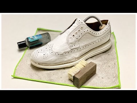 HOW-TO Clean a Cole Haan Lunarlon dress shoe...WITH LEE! | Sneaker Cleaning