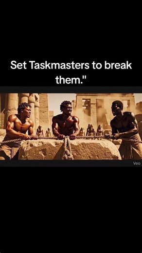 Set the Task master to break the Israelites