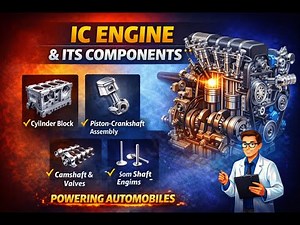 Internal Combustion Engine (IC Engine) |Main Components and Their Functions