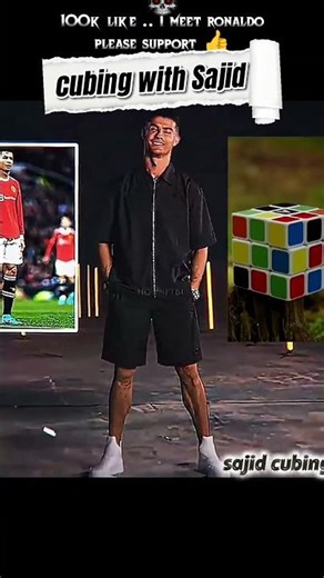 ronaldo chose one😄 #shortsfeed #rubikscube #ronaldo