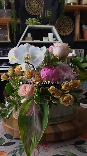 who else loves this combo? 🩷🥹 Local florist right here in Stuart, Florida. Order online (🔗 in bio ) or call the shop (772-692-2424) to have flowers delivered straight to your door. #stuartflorida #floristsofinstagram #localflorist #flowerdelivery #orchids #peonies #roses #smallbusiness #flowerlovers #floristlife #stuartfl #palmcity #jensenbeach #martincounty | A Goode Florist