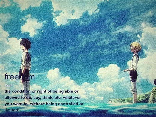 Eren's Freedom with Mikasa in Attack on Titan