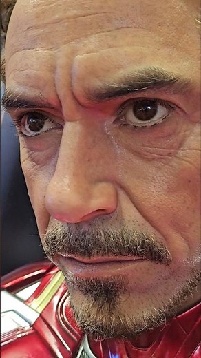 Life-Size Hyper-Realistic Iron Man Bust – Robert Downey Jr. as Tony Stark