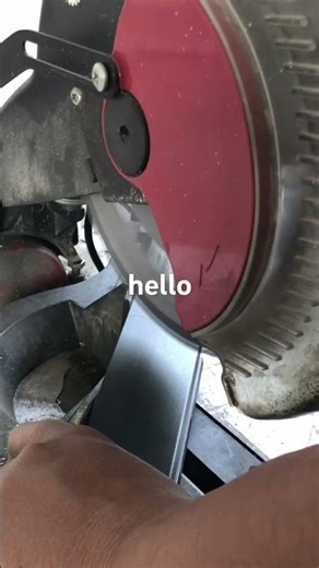 Aluminium Domal section cutting #viral#cutting #alluminium