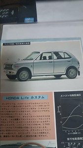 Honda Life 360cc minicar cutout #Classic cars of the past