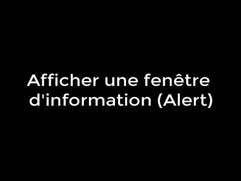 Partie2: afficher une fenêtre d'alert sous javaFX et Scene builder