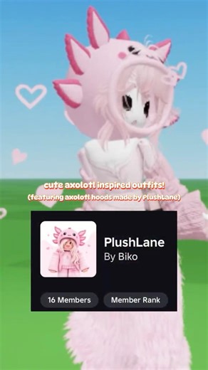 Cute Axolotl Roblox avatars!?!? (Check pinned comment) ‪@PlushLaneUGC‬ #roblox #robloxshorts #rblxfyp