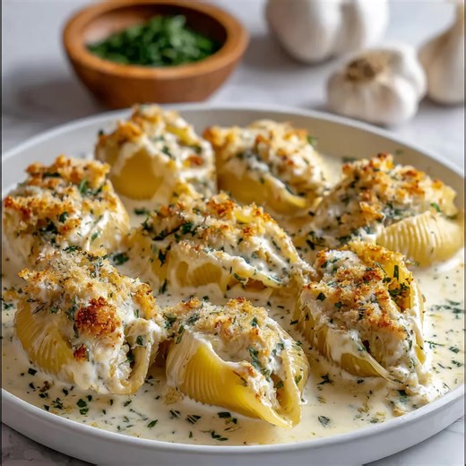 115K views · 289 reactions | Stuffed Shells Chicken Garlic Tender...