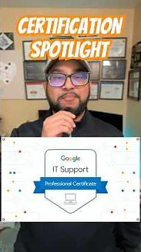 Is the Google IT Support Certificate worth it? #technology #cybersecurity #certification
