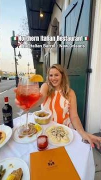 The Italian Barrel Northern Italian Restaurant New Orleans French Quarter #neworleans #italianfood