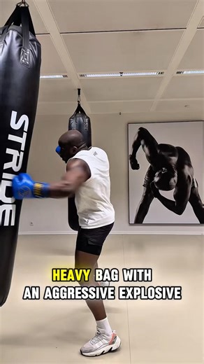 Explosive heavy bag combos to boost your boxing power 🥊⚡ #boxing