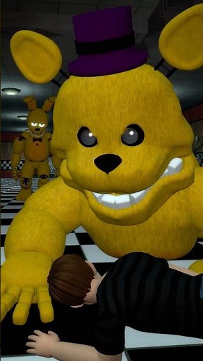 Gmod FNAF Clips | Spring Bonnie Catches Fredbear! | #shorts