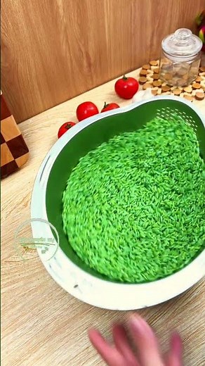 Creating Green Color for Sticky Rice