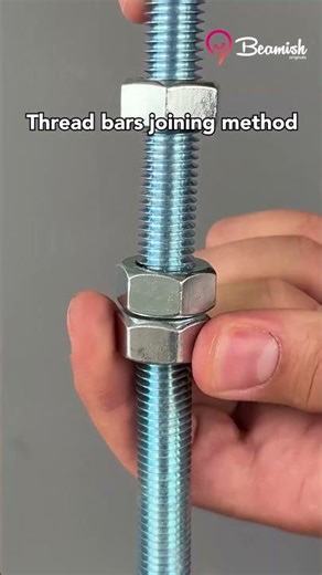 Joining threaded bars the right way! #joining #bars #trick #simple