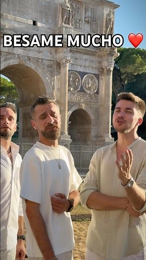 Bésame Mucho at Sunset in Rome🇮🇹Andrea Bocelli Cover #Shorts #rome #coversong #sunset