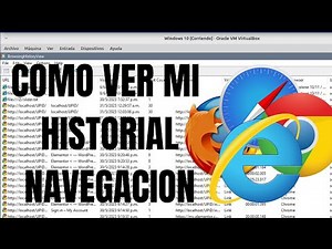 ✅como VER👁️ el HISTORIAL de 💻navegación en GOOGLE CHROME FIREFOX OPERA Y EDGE