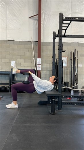 Single Leg DB Hip Thrust