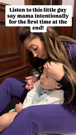 Erinn Askin MA OTR/L,PAMs on Instagram: "Today was one of those days—the kind that stops you in your tracks and reminds you exactly why we do this work. After reflex integration, low level laser therapy, TENS, and a whole lot of intentional physical and sensory priming, something incredible happened in session with Jillian. This little one looked up… paused… organized his body and his breath… and said “mama”— intentionally— for the very first time. Not a sound. Not a babble. Not a guess. A word.