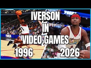 The Evolution of Allen Iverson in Video Games [1996–2025]