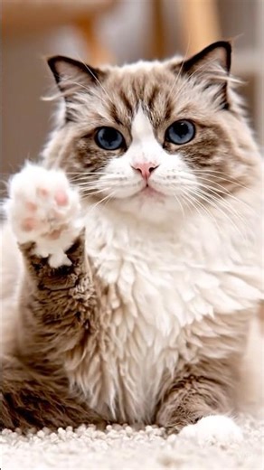 ”안녕“ 하고 인사하는 고양이 보셨어요? #고양이 #cat #귀여운고양이