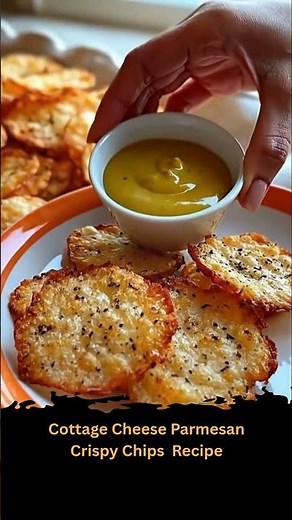 Cottage Cheese Parmesan Crispy Chips