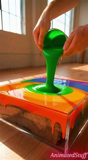 Rainbow Pencil Table 🌈 | A Solid Color Masterpiece